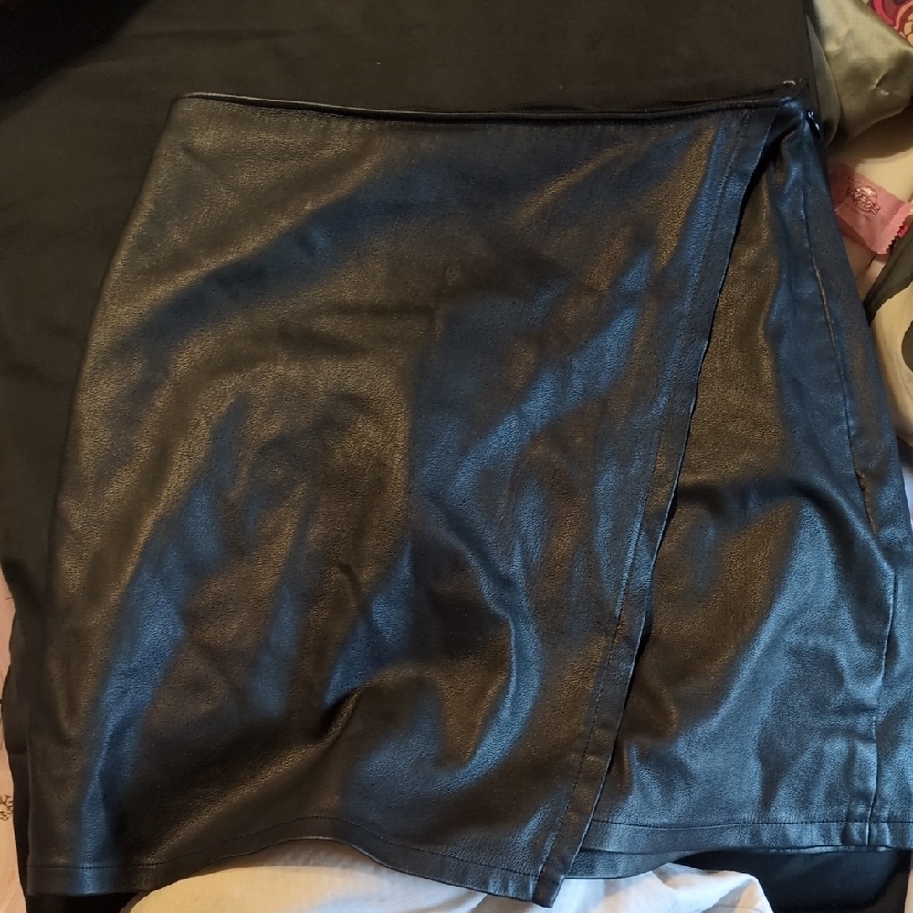 Hollister Black Wrap Mini Skirt Casual